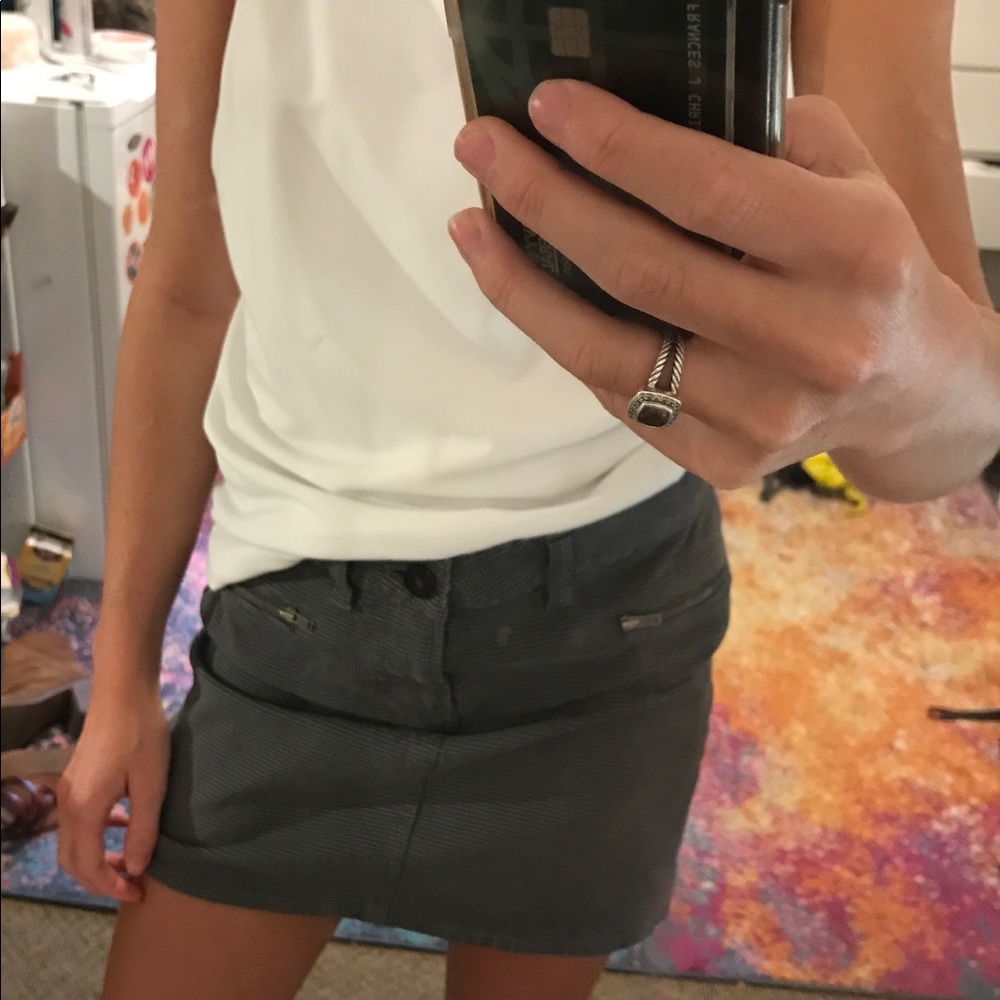 Winter mini skirt